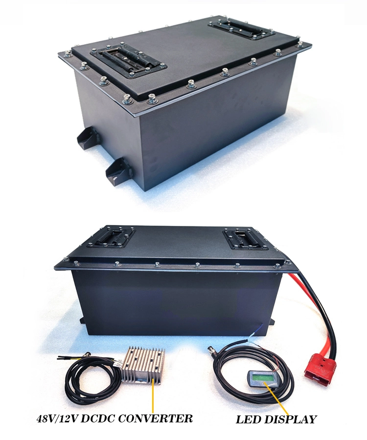 Litio Ion Battery del OEM 48V 80ah 160ah de Cts para el carro de golf, batería del poder de LiFePO4 48V 36V modificada para requisitos particulares